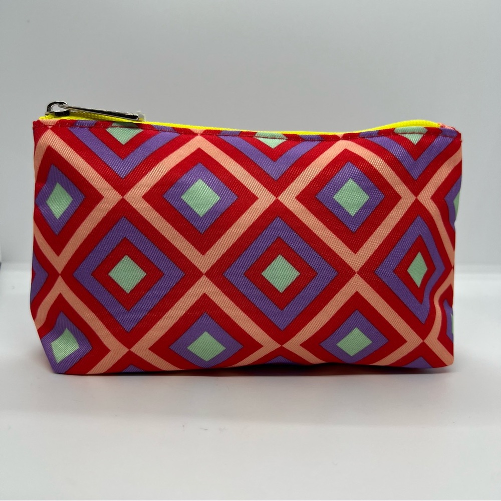 Clinique cosmetic bag make up case with top zipper brand new
